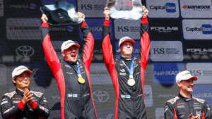 Oioi, onnittelut Kallelle ja neljälle muulle Toyota Gazoo rallitiimille historiallisesta Secto Finland Rallin dominoinnista🏆🍾👏👏👏...