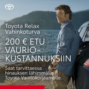 Toyota Relax on ilmainen lisäturva Toyota autoilijoille
