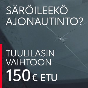 Aika vaihtaa tuulilasi