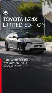 ⚡ TOYOTA bZ4X LIMITED EDITION – RAJATTU ERIKOISERÄ ⚡