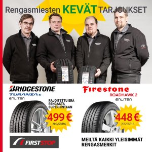 Turvallisuus alkaa renkaista!