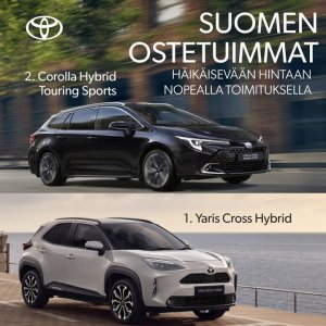 Kuopion Autokauppa tarjoaa: Suomen R A K A S T E T U I M M A T 💖 automallit nyt häikäisevään hintaan nopealla toimituksella!
